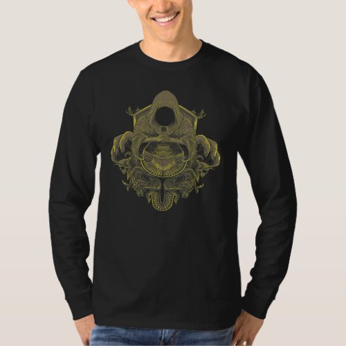 Biker Skeleton Death Mystic Bone 2 T_Shirt