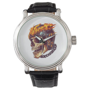 Biker Skull Reaper Watch