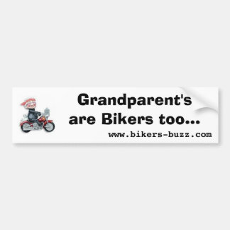 Biker Sticker Bumper Sticker