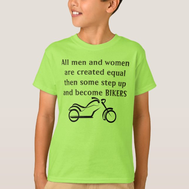 biker t shirt. T-Shirt (Front)