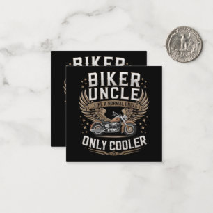 Biker Uncle Motorcycle Father's Day Note Card