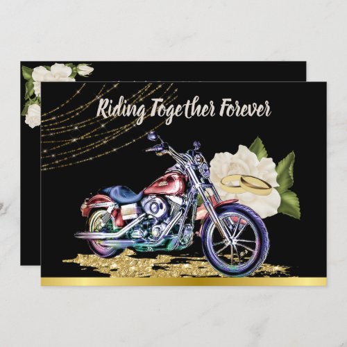 Biker Wedding Invitation