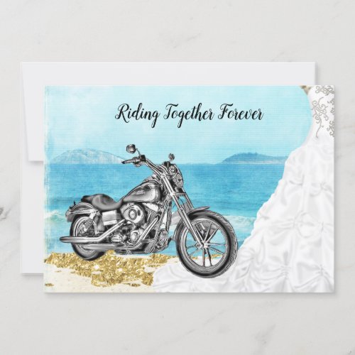 Biker Wedding Invitation