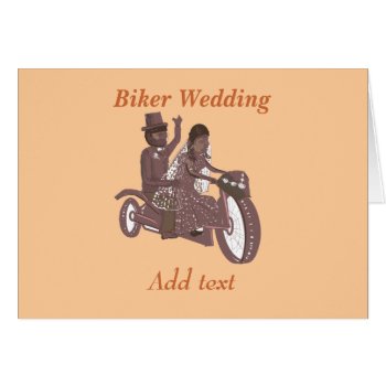 Biker Wedding Products by CardsHere at Zazzle