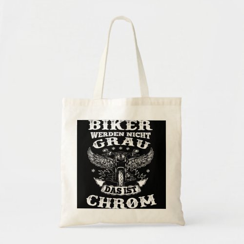 Biker Witch Motorcycle Tote Bag