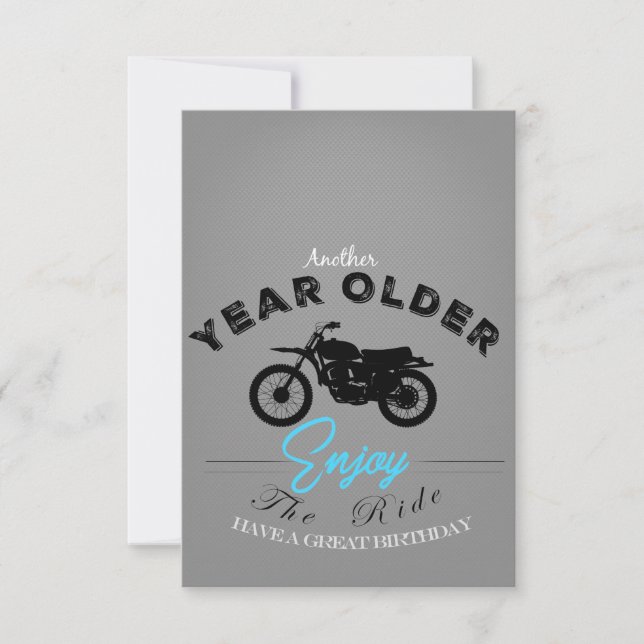 Biker year older card (Front)