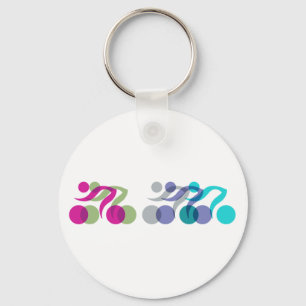 Bikers cool logo keychain