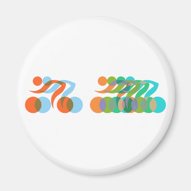 Bikers, Cyclers Freaks Magnet (Front)