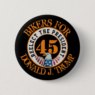 Bikers for Donald J. Trump 2020 Button