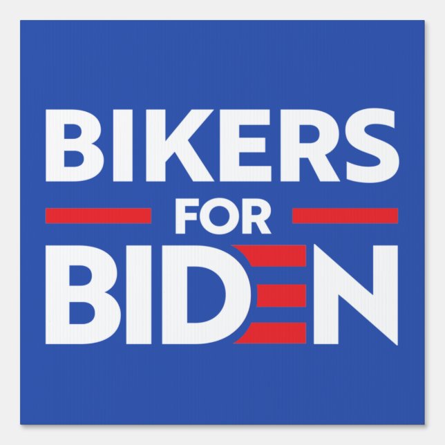 BIKERS FOR JOE BIDEN SIGN (Front)
