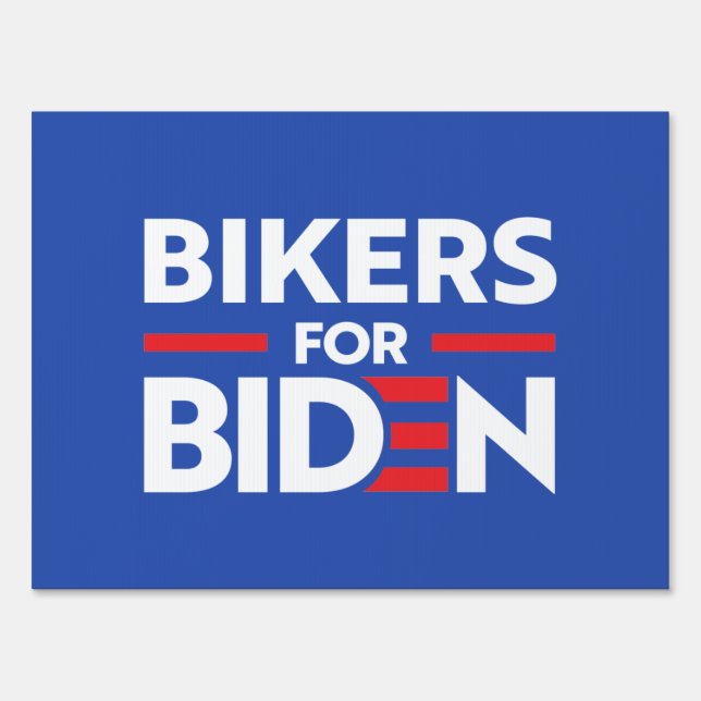 BIKERS FOR JOE BIDEN SIGN (Front)