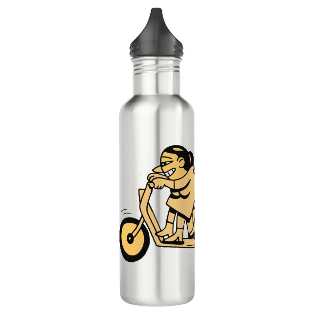 Bikers. Goin for It. Stainless Steel Water Bottle (Left)