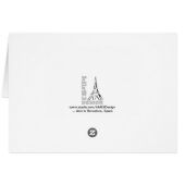 Bikers Row - Barcelona Blank Inside Card (Back Horizontal)