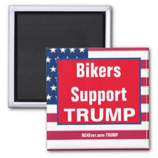Bikers Support TRUMP magnet