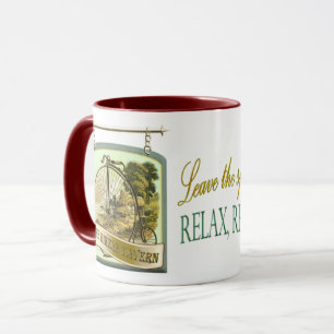 Bikers Tavern Pub Sign Mug