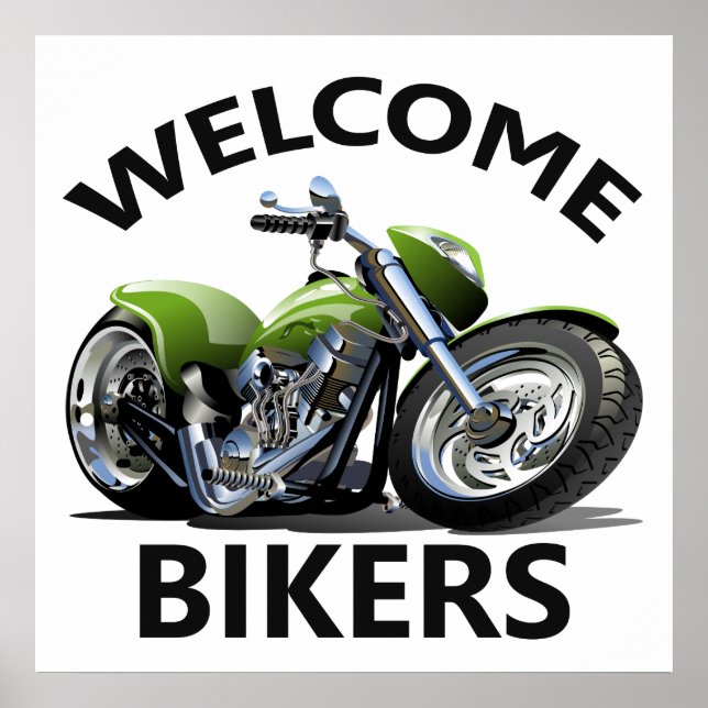 Bikers Welcome Sign (Front)