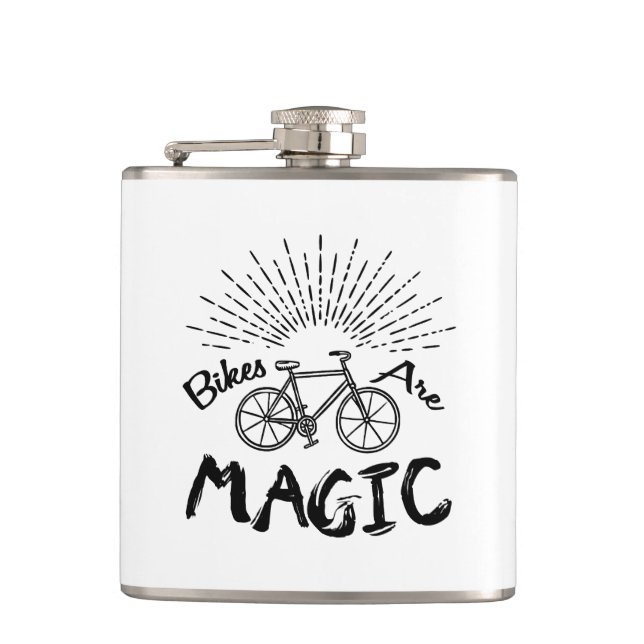 Bikes Are Magic Flask (Front)