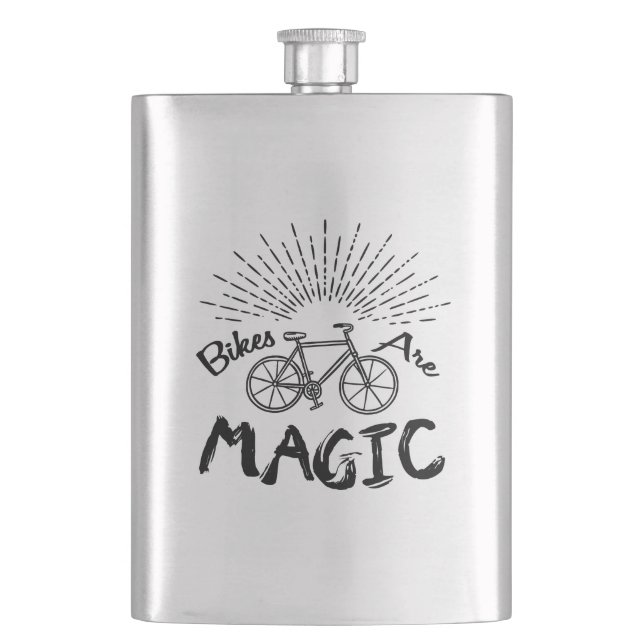 Bikes Are Magic Flask (Front)