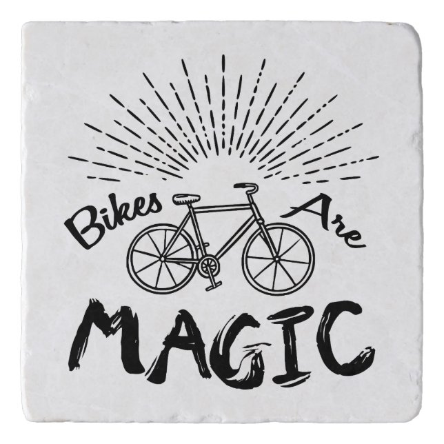 Bikes Are Magic Trivet (Front)