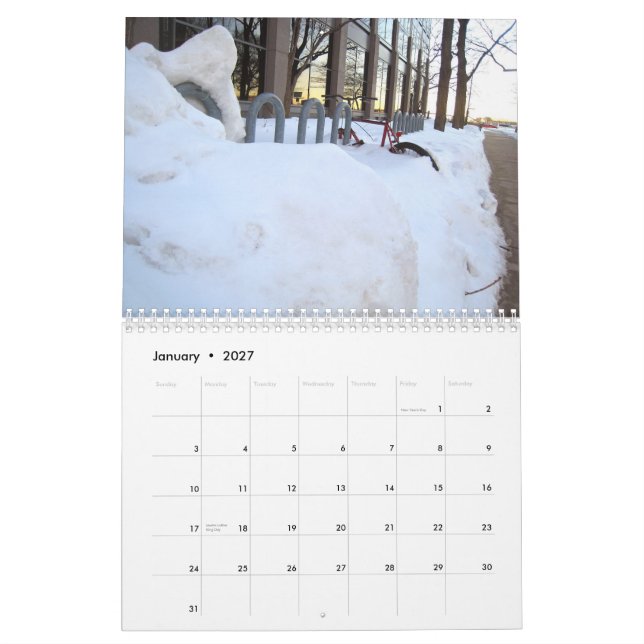 Bikes Around Town Calendar 2012 (Jan 2027)