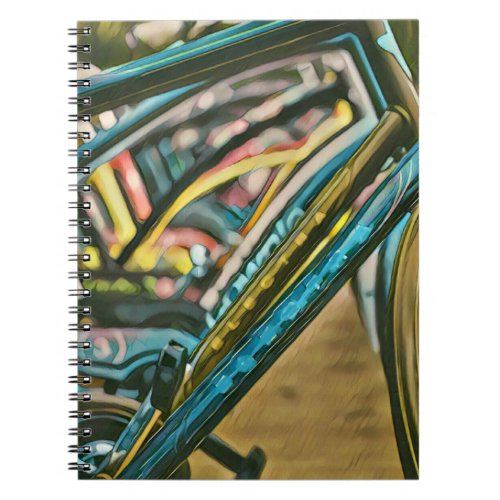 Bikes artwork notebook