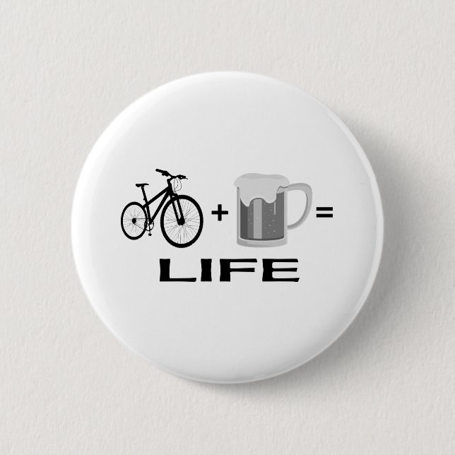 Bikes & Beer! Button (Front)