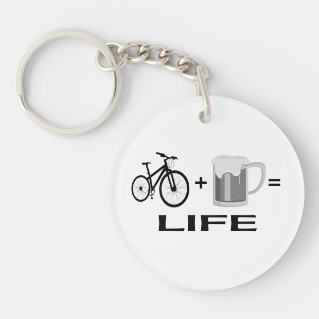 Bikes & Beer! Keychain (Front)