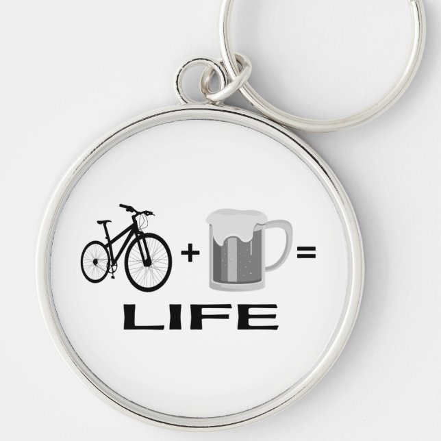 Bikes & Beer! Keychain (Front)