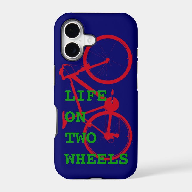 bikes - life on two wheels iphone case (Back)