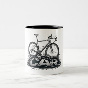 Bikes Over Cars Two-Tone Coffee Mug