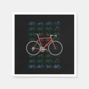 Bikes Pattern Cycling Bicycle Race MTB BMX Bike Gi Napkins