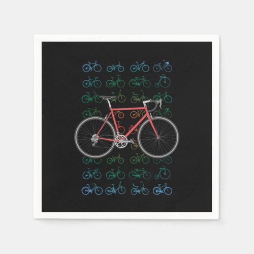 Bikes Pattern Cycling Bicycle Race MTB BMX Bike Gi Napkins