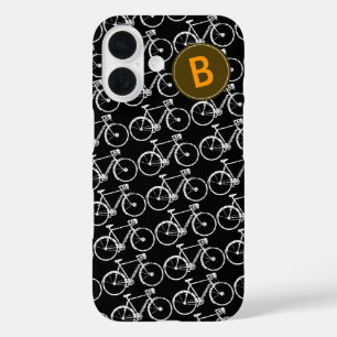 Bikes pattern personalized iPhone 16 case