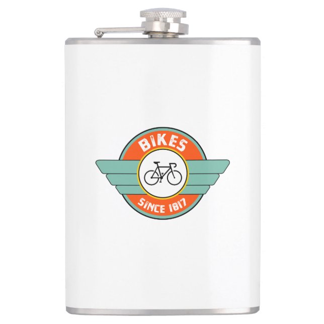 Bikes, Since 1817 Flask (Front)