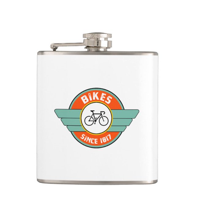 Bikes, Since 1817 Flask (Front)