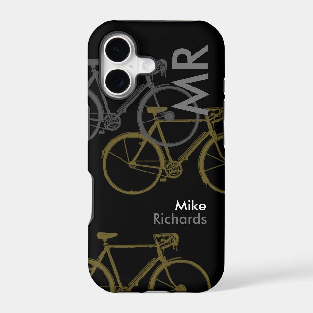 bikes with name iphone case (Back)