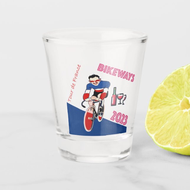 Bikeways Shot Glass (Front)