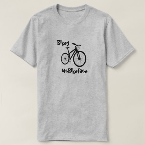 Bikey McBikeface T_Shirt