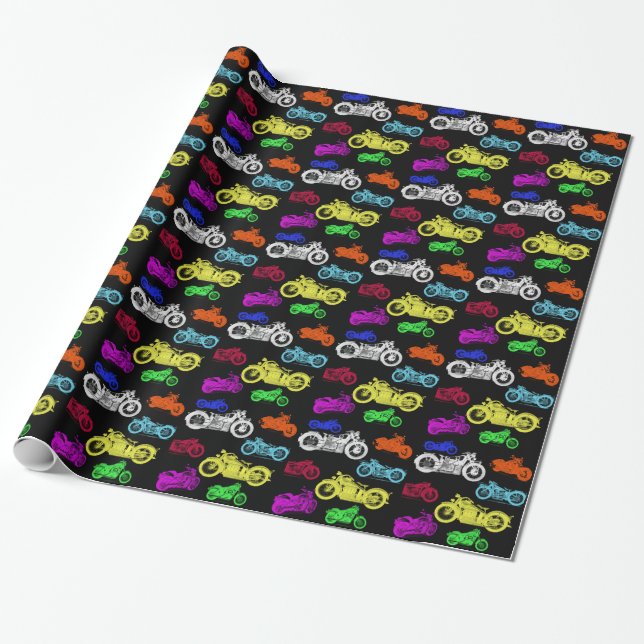 Bikezzz Wrapping Paper (Unrolled)