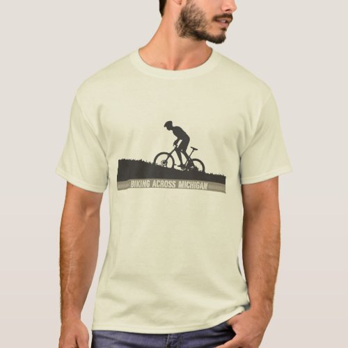 Biking Across Michigan T_Shirt