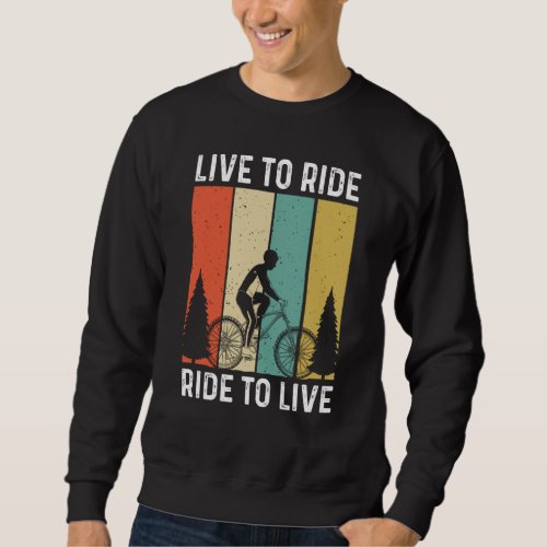 Biking and Cycling  100 Sweatshirt