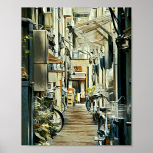 Biking Artwork Poster
