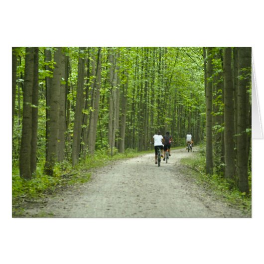 Biking at Ohiopyle State Park Cards (Front Horizontal)
