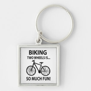 Biking Bicycle Cycling Cyclist Biking Keychain