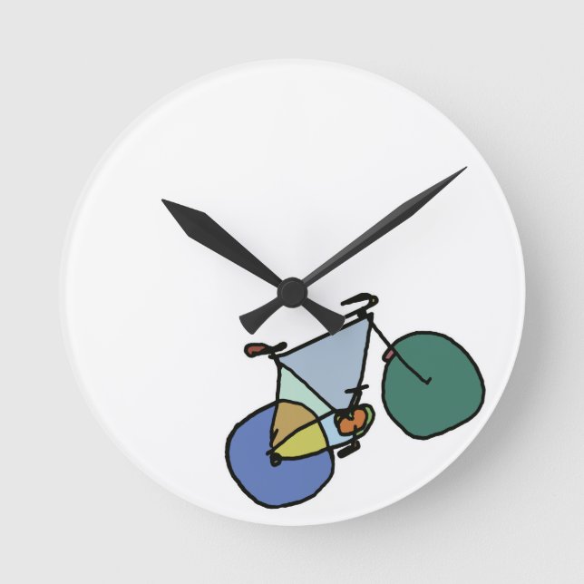 biking ; bicycle round clock (Front)