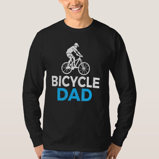 Biking Bike Bicycle Dad T-Shirt (Front)