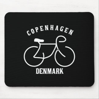 Biking Copenhagen Denmark Graphic  Mouse Pad