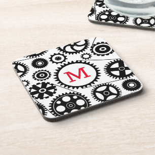 Biking Cycling Gears INITIAL Bicycle Bike Modern Beverage Coaster