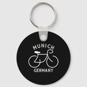 Biking Germany Munich Graphic Keychain