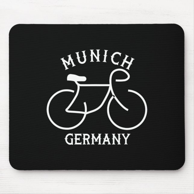 Biking Germany Munich Graphic  Mouse Pad (Front)